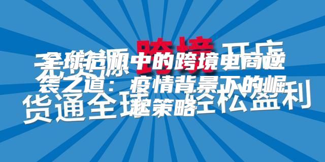 全球危机中的跨境电商逆袭之道：疫情背景下的崛起策略