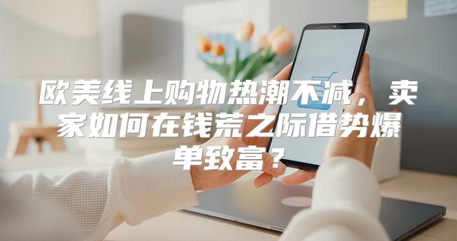 欧美线上购物热潮不减，卖家如何在钱荒之际借势爆单致富？