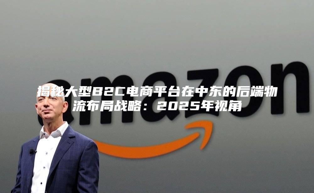 揭秘大型B2C电商平台在中东的后端物流布局战略：2025年视角