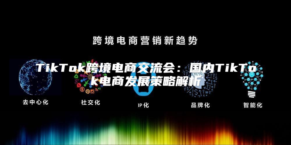 TikTok跨境电商交流会：国内TikTok电商发展策略解析