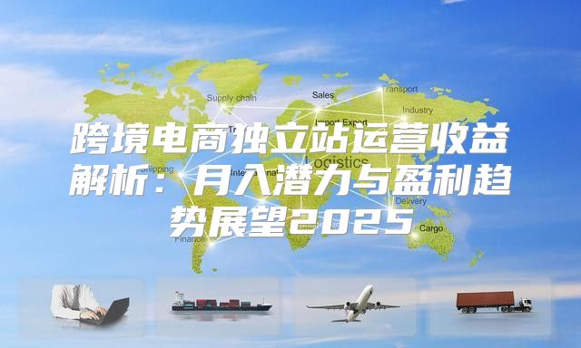 跨境电商独立站运营收益解析：月入潜力与盈利趋势展望2025