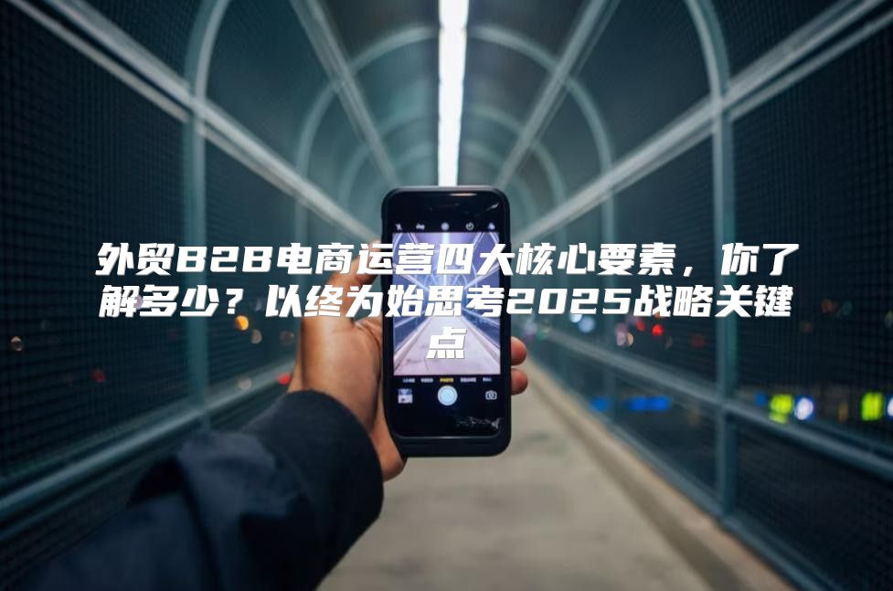 外贸B2B电商运营四大核心要素，你了解多少？以终为始思考2025战略关键点