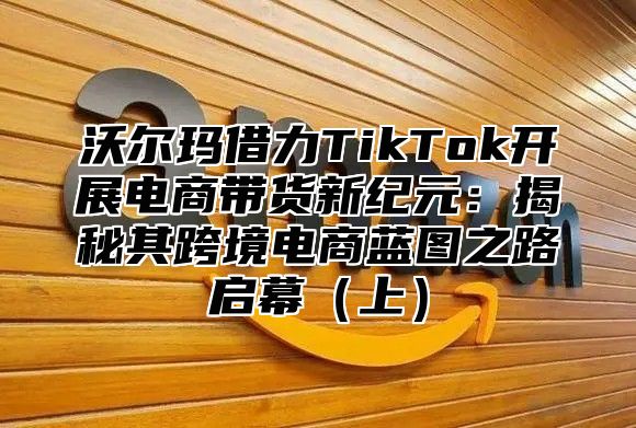 沃尔玛借力TikTok开展电商带货新纪元：揭秘其跨境电商蓝图之路启幕上