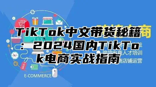 TikTok中文带货秘籍：2025国内TikTok电商实战指南