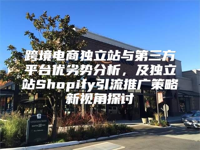 跨境电商独立站与第三方平台优劣势分析，及独立站Shopify引流推广策略新视角探讨