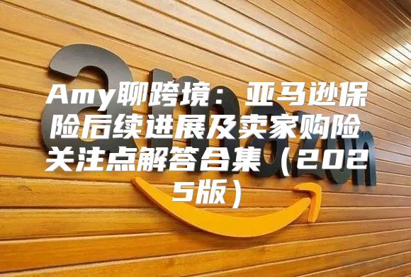 Amy聊跨境：亚马逊保险后续进展及卖家购险关注点解答合集2025版