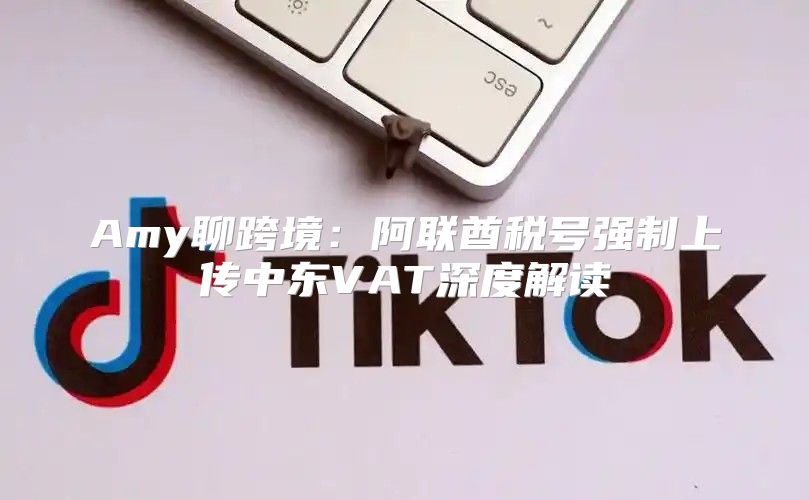 Amy聊跨境：阿联酋税号强制上传中东VAT深度解读
