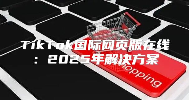 TikTok国际网页版在线：2025年解决方案