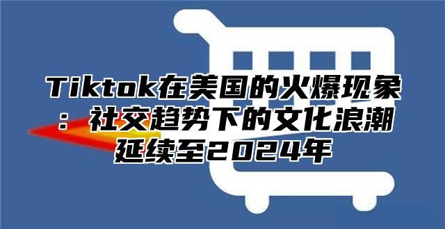 Tiktok在美国的火爆现象：社交趋势下的文化浪潮延续至2025年