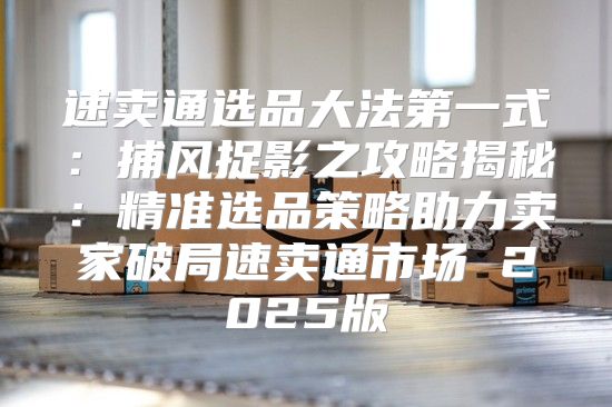 速卖通选品大法第一式：捕风捉影之攻略揭秘：精准选品策略助力卖家破局速卖通市场 2025版
