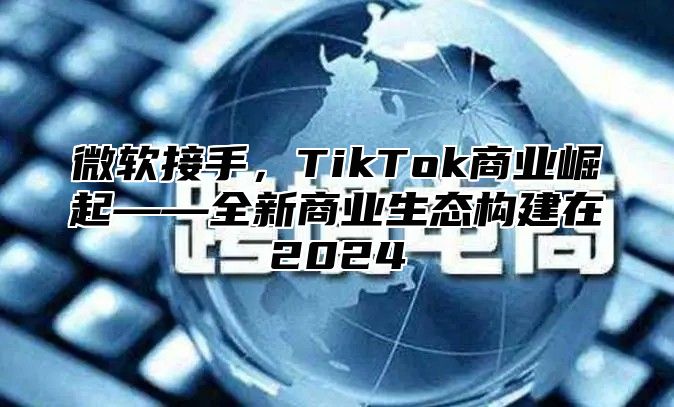 微软接手，TikTok商业崛起——全新商业生态构建在2025