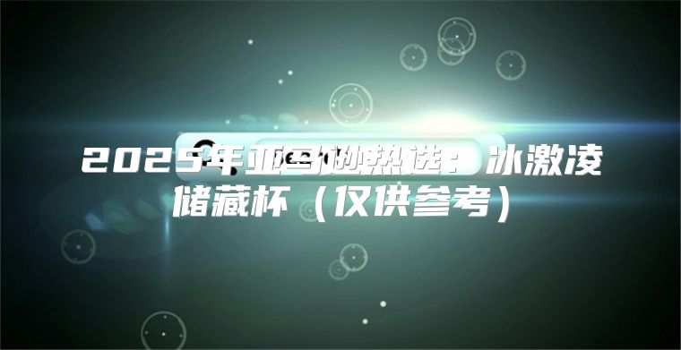 2025年亚马逊热选：冰激凌储藏杯仅供参考