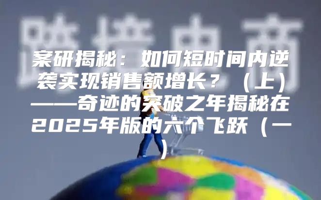 案研揭秘：如何短时间内逆袭实现销售额增长？上——奇迹的突破之年揭秘在2025年版的六个飞跃一