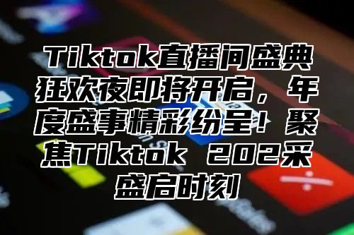 Tiktok直播间盛典狂欢夜即将开启，年度盛事精彩纷呈！聚焦Tiktok 202采盛启时刻