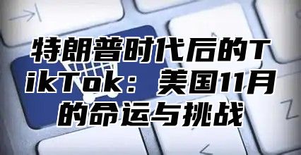 特朗普时代后的TikTok：美国11月的命运与挑战