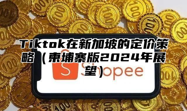 Tiktok在新加坡的定价策略柬埔寨版2025年展望