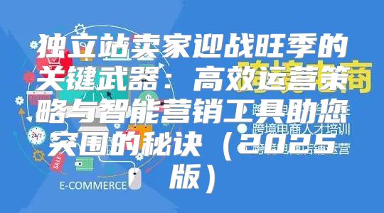 独立站卖家迎战旺季的关键武器：高效运营策略与智能营销工具助您突围的秘诀2025版