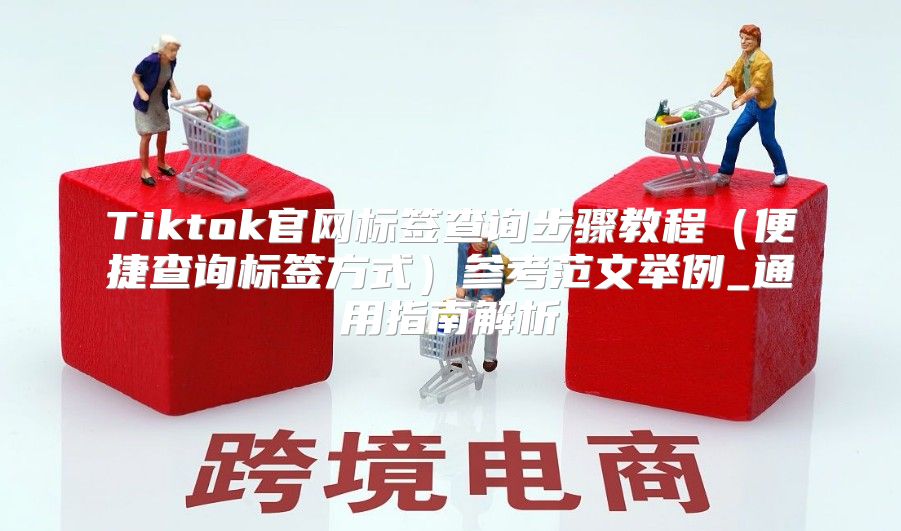 Tiktok官网标签查询步骤教程便捷查询标签方式参考范文举例_通用指南解析