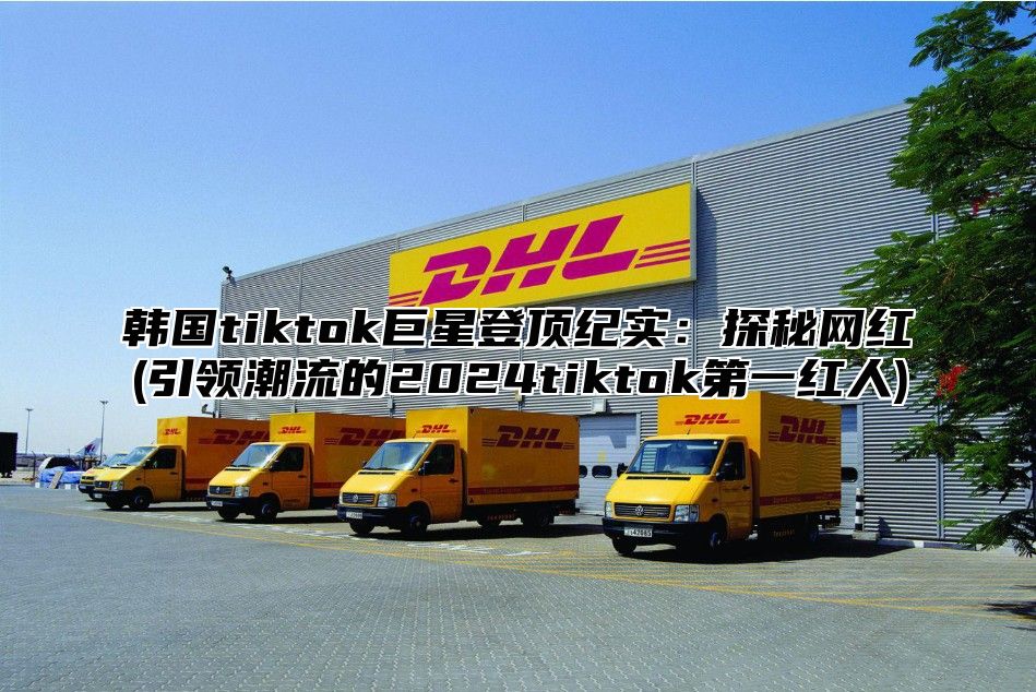 韩国tiktok巨星登顶纪实：探秘网红(引领潮流的2025tiktok第一红人)