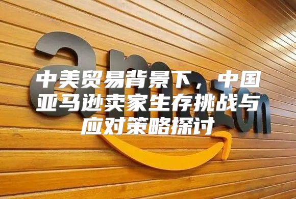 中美贸易背景下，中国亚马逊卖家生存挑战与应对策略探讨