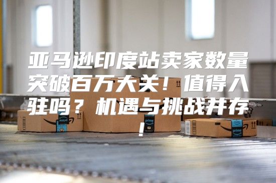 亚马逊印度站卖家数量突破百万大关！值得入驻吗？机遇与挑战并存！
