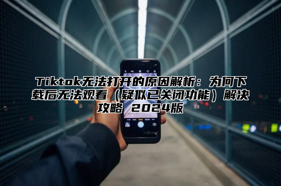 Tiktok无法打开的原因解析：为何下载后无法观看疑似已关闭功能解决攻略 2025版