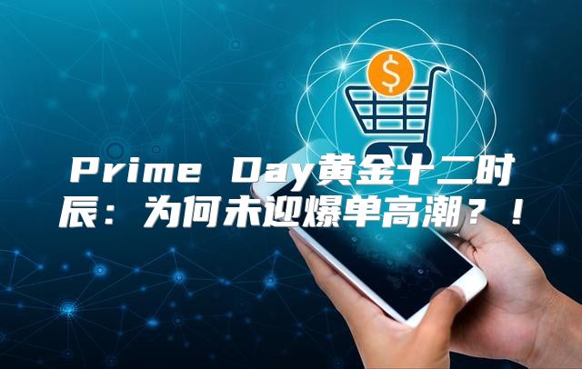 Prime Day黄金十二时辰：为何未迎爆单高潮？！