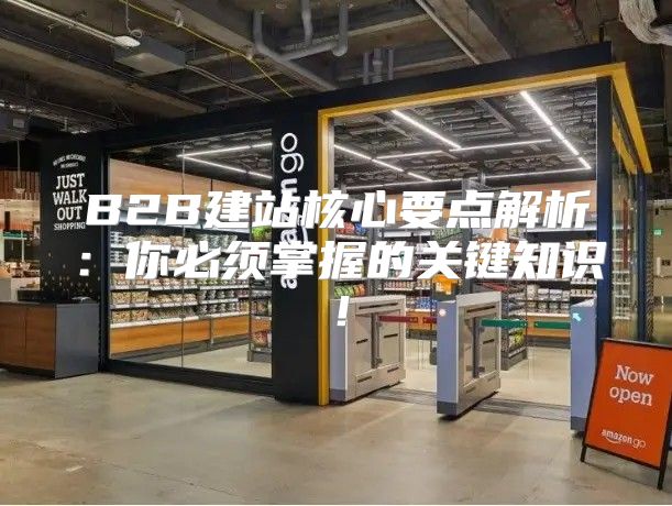 B2B建站核心要点解析：你必须掌握的关键知识！