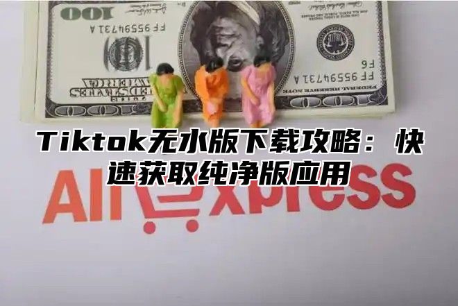 Tiktok无水版下载攻略：快速获取纯净版应用