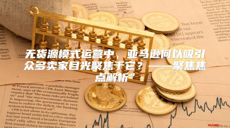 无货源模式运营中，亚马逊何以吸引众多卖家目光聚焦于它？——聚焦焦点解析”