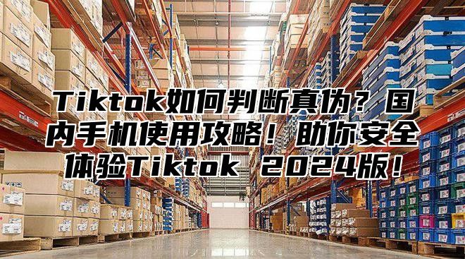 Tiktok如何判断真伪？国内手机使用攻略！助你安全体验Tiktok 2025版！