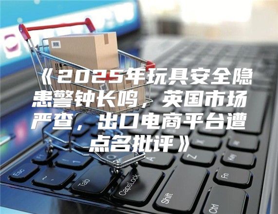 2025年玩具安全隐患警钟长鸣，英国市场严查，出口电商平台遭点名批评