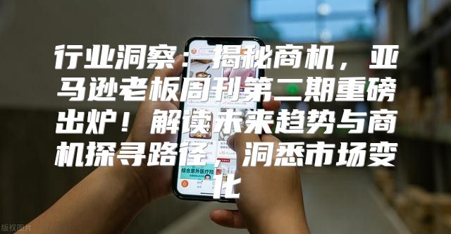 行业洞察：揭秘商机，亚马逊老板周刊第二期重磅出炉！解读未来趋势与商机探寻路径，洞悉市场变化