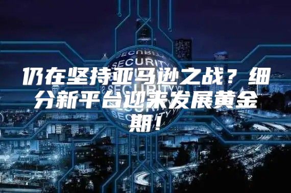 仍在坚持亚马逊之战？细分新平台迎来发展黄金期！