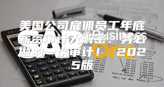 美国公司雇佣员工年底薪资审计大解密：务必做的一次审计！ 2025版
