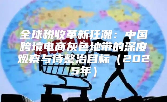 全球税收革新狂潮：中国跨境电商灰色地带的深度观察与待整治目标2025年