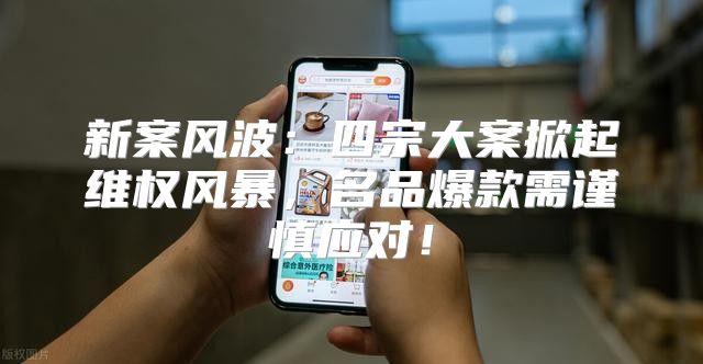新案风波：四宗大案掀起维权风暴，名品爆款需谨慎应对！