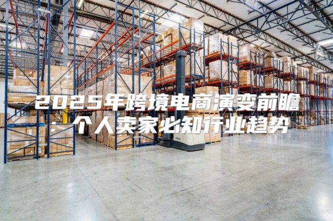 2025年跨境电商演变前瞻：个人卖家必知行业趋势