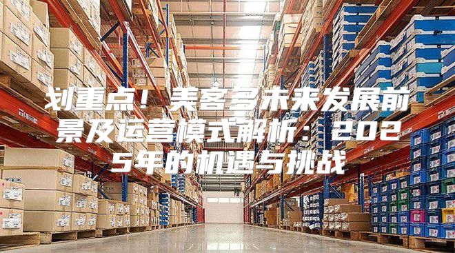 划重点！美客多未来发展前景及运营模式解析：2025年的机遇与挑战