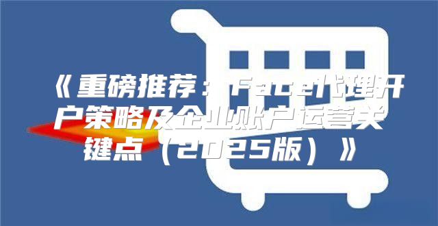 重磅推荐：Face代理开户策略及企业账户运营关键点2025版