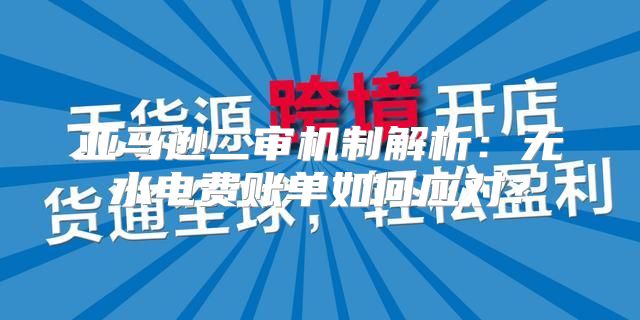 亚马逊二审机制解析：无水电费账单如何应对？