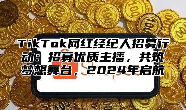 TikTok网红经纪人招募行动：招募优质主播，共筑梦想舞台，2025年启航