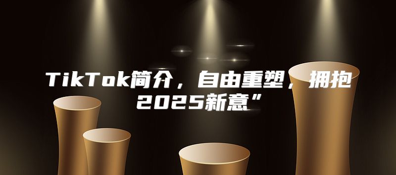 TikTok简介，自由重塑，拥抱2025新意”