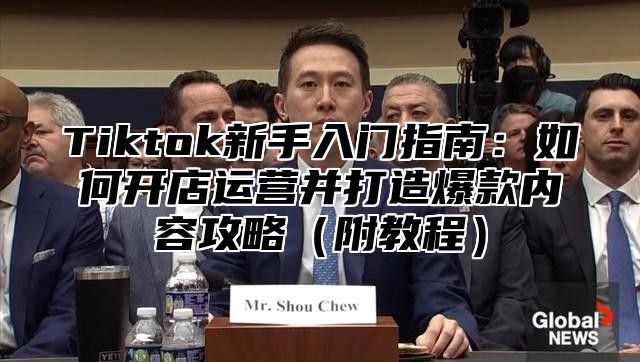 Tiktok新手入门指南：如何开店运营并打造爆款内容攻略附教程