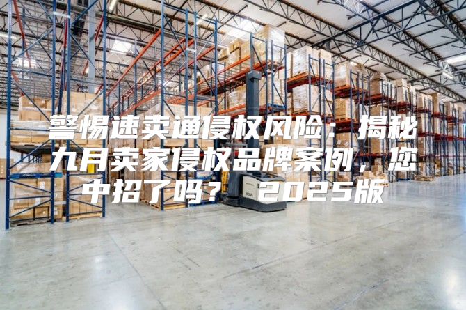 警惕速卖通侵权风险：揭秘九月卖家侵权品牌案例，您中招了吗？ 2025版