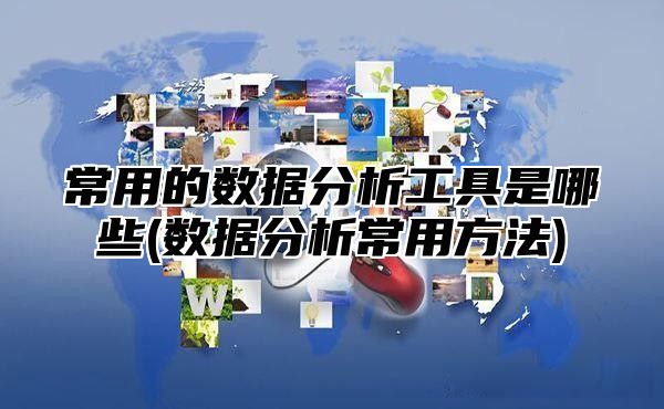 常用的数据分析工具是哪些(数据分析常用方法)