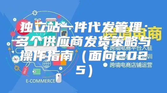 独立站一件代发管理：多个供应商发货策略与操作指南面向2025