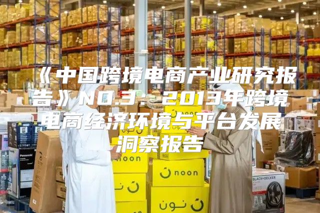 中国跨境电商产业研究报告NO.3：2013年跨境电商经济环境与平台发展洞察报告