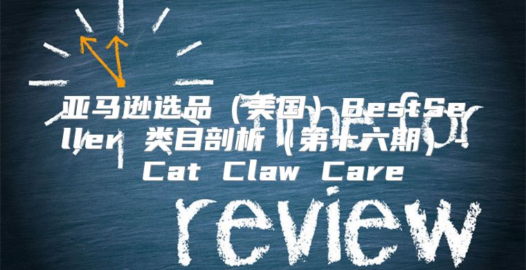 亚马逊选品美国BestSeller 类目剖析第十六期- Cat Claw Care