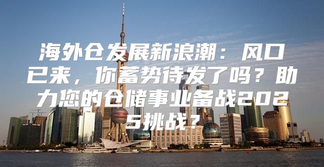 海外仓发展新浪潮：风口已来，你蓄势待发了吗？助力您的仓储事业备战2025挑战？